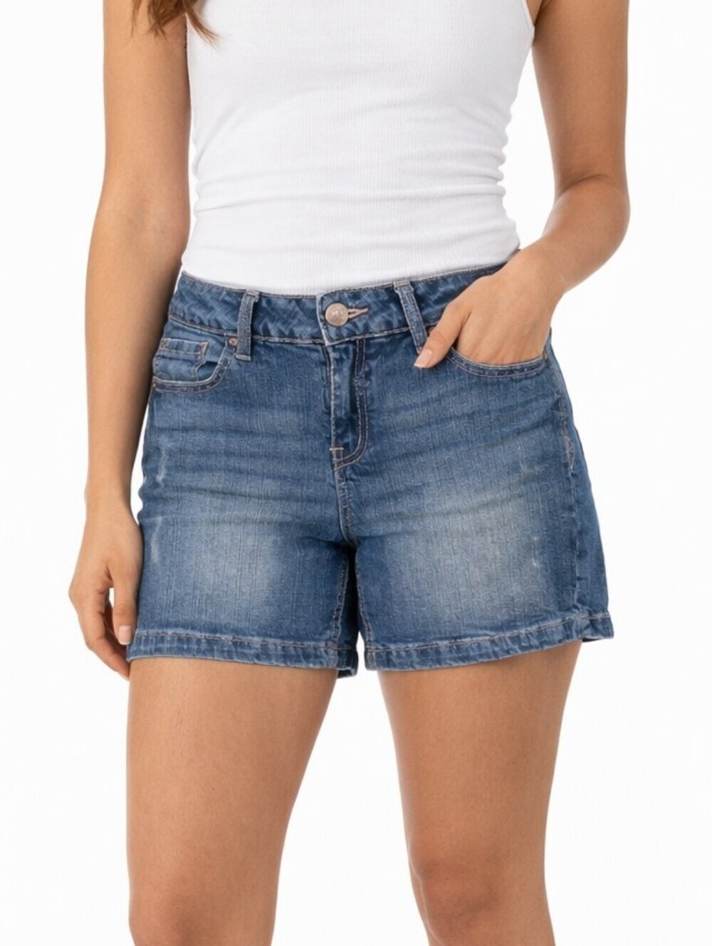 Jade Jean Brand Denim Shorts with Distressed Look Women's Size 9/10